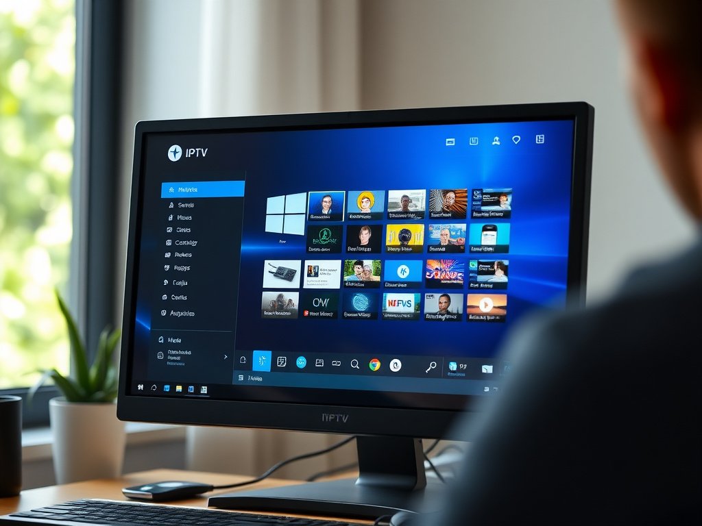 IPTV Smarters Pro interface on Windows