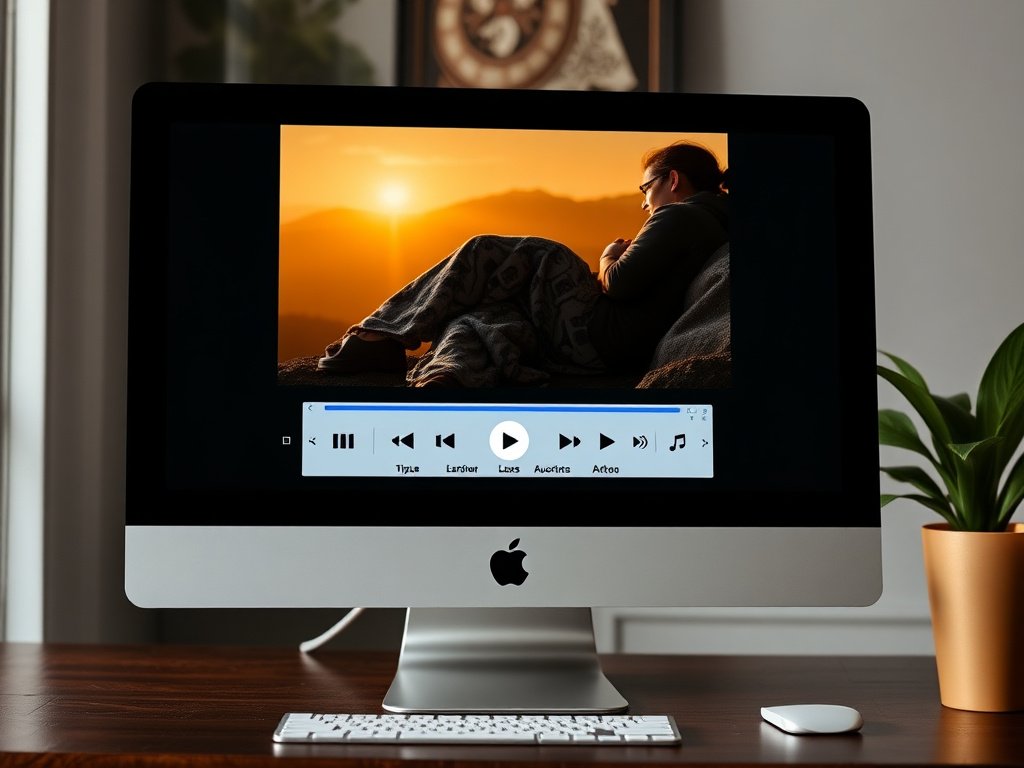 Media player interface on Mac