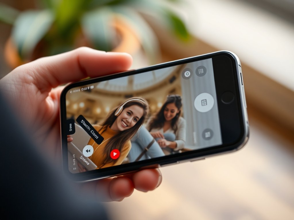 Streaming app interface