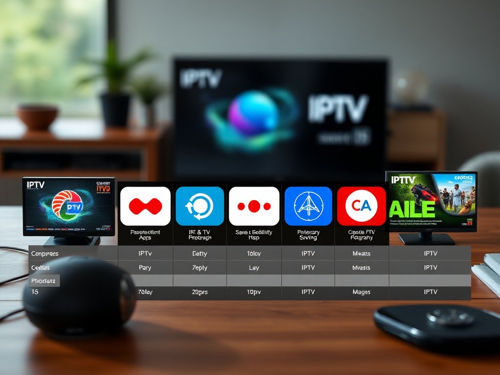 IPTV app comparison table